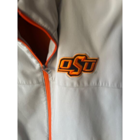 Oklahoma State University OSU Cowboys Logo Mens Full-Zip Jacket Windbreaker XL - Picture 13 of 13